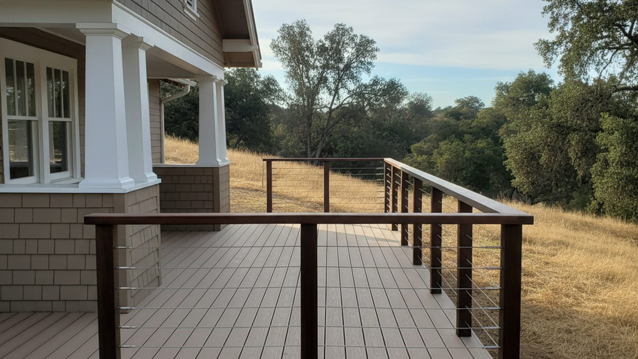 Custom Deck Design completed by Summit Deck Solutions in Anaheim, CA