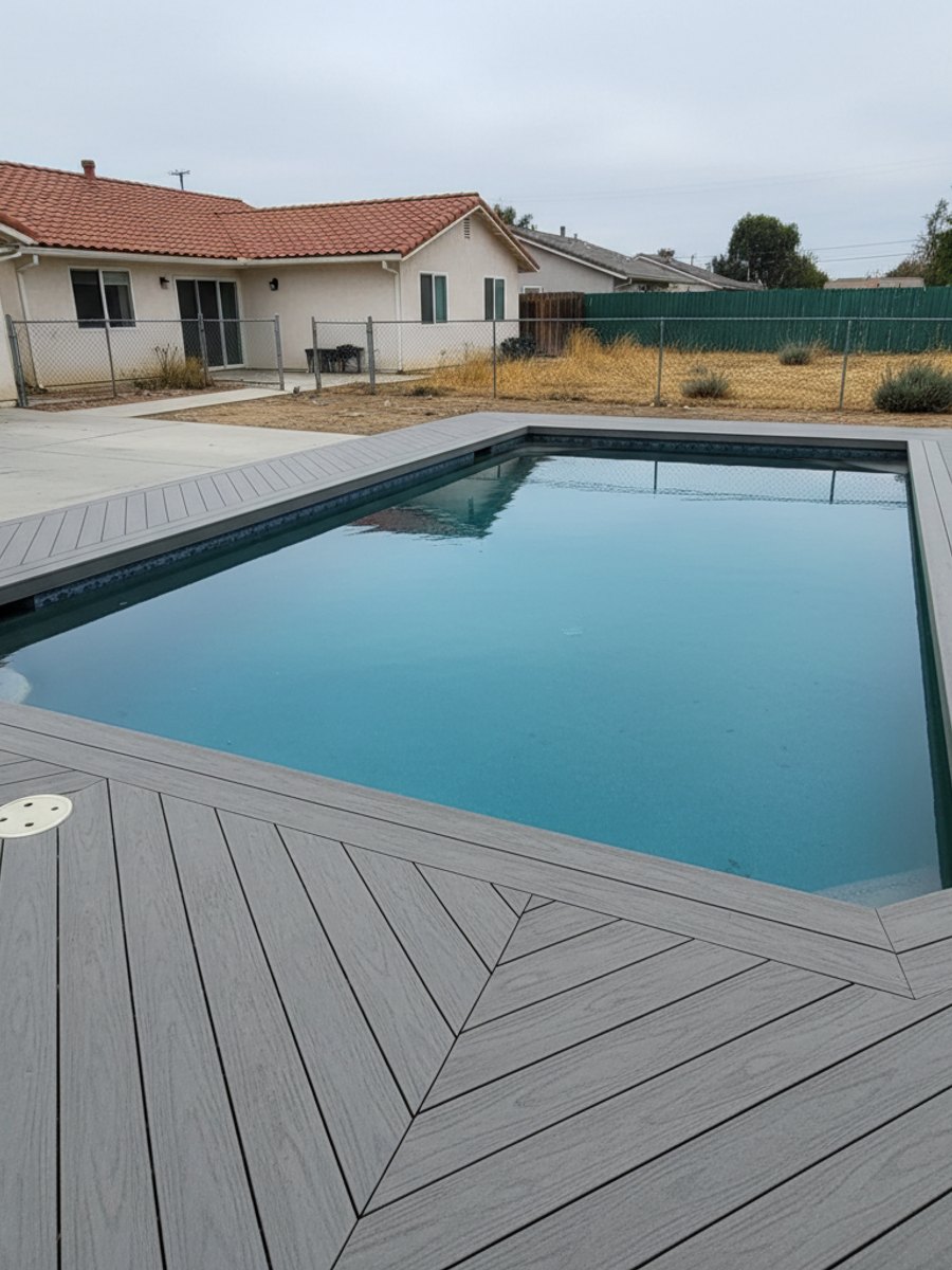 Composite Decking Installation completed by Summit Deck Solutions in Anaheim, CA